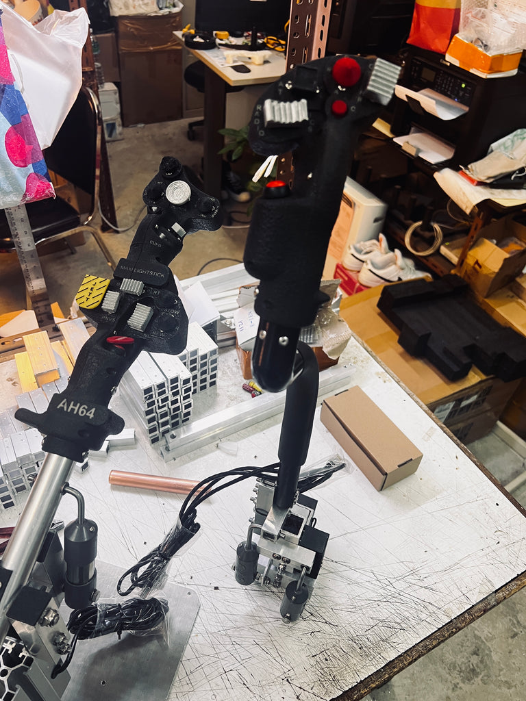 Quick snaps: AH64 Cyclic and collective