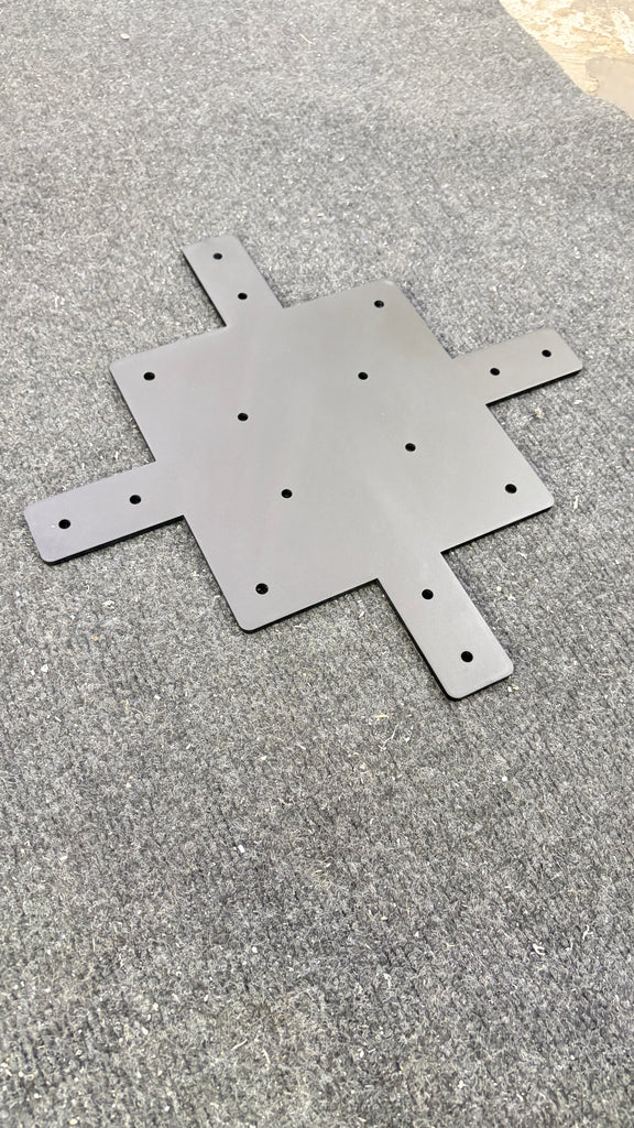 Cyclic base plate/frame adapter
